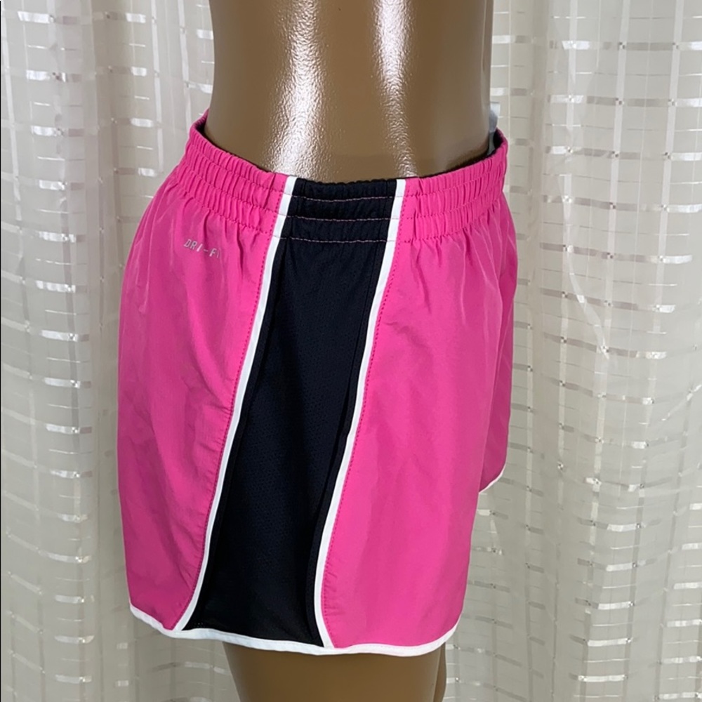 Nike Dri-Fit Lined Pink & Black Shorts M - Picture 3 of 13